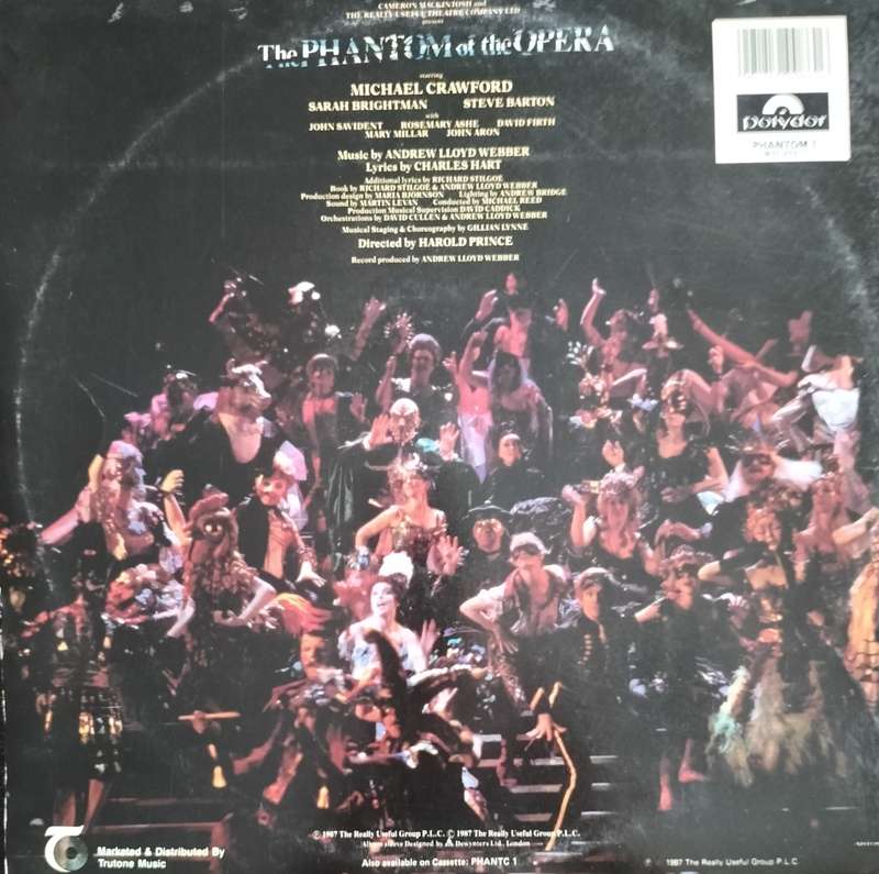 Vintage LP / Record / Vinyl - 2LP - Phantom of the opera (Andrew Lloyd Webber)