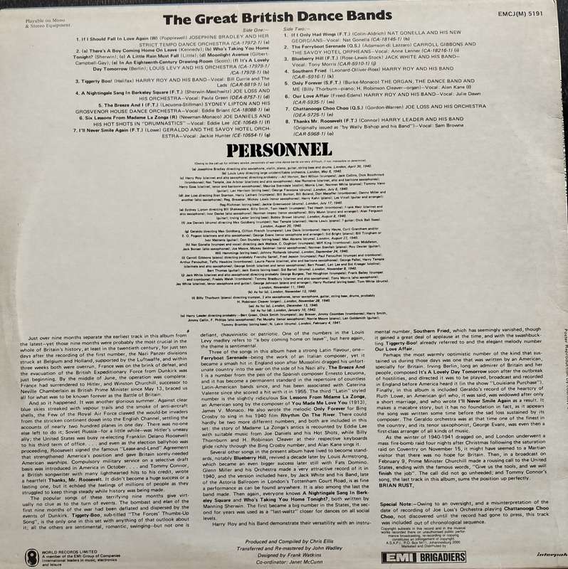 Vintage LP / Record / Vinyl - Hits of World War II