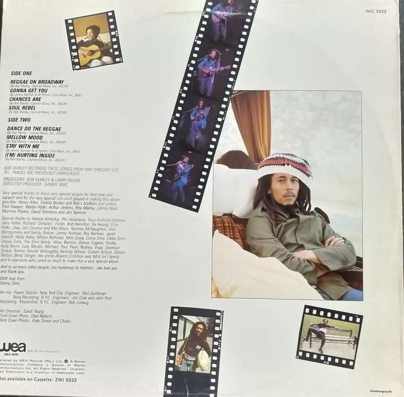 Vintage LP / Record / Vinyl - BoB Marley - Chances are
