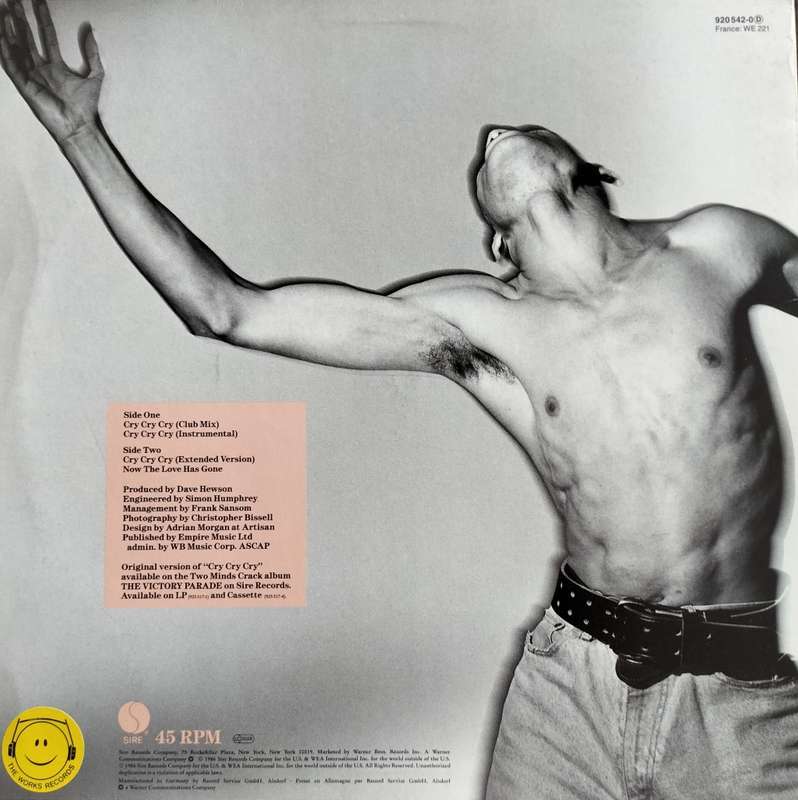 Vintage LP / Record / Vinyl - Maxi - Two minds crack - Cry Cry Cry