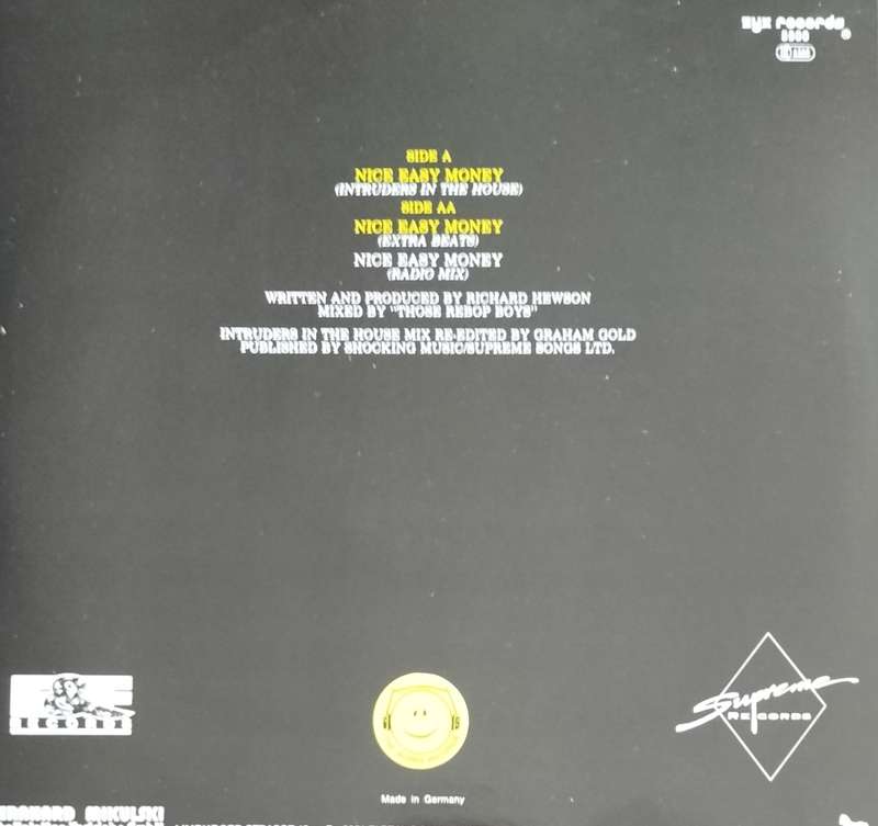 Vintage LP / Record / Vinyl - The Rah Band - Nice easy money - Intruders in the house