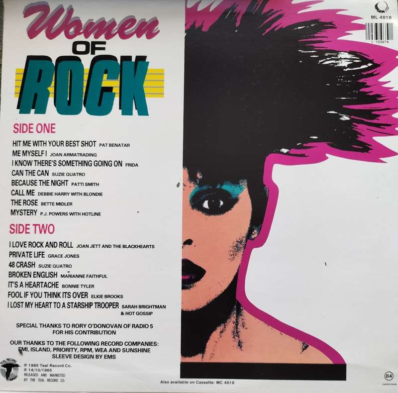 Vintage LP / Vinyl / Record - Women of rock