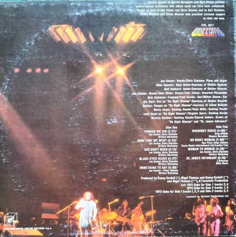 Vintage LP / Vinyl / Record - Joe Cocker - Something to say