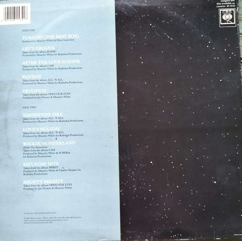 Vintage LP / Vinyl / Record - Earth Wind and Fire - Best of (Volume 2)