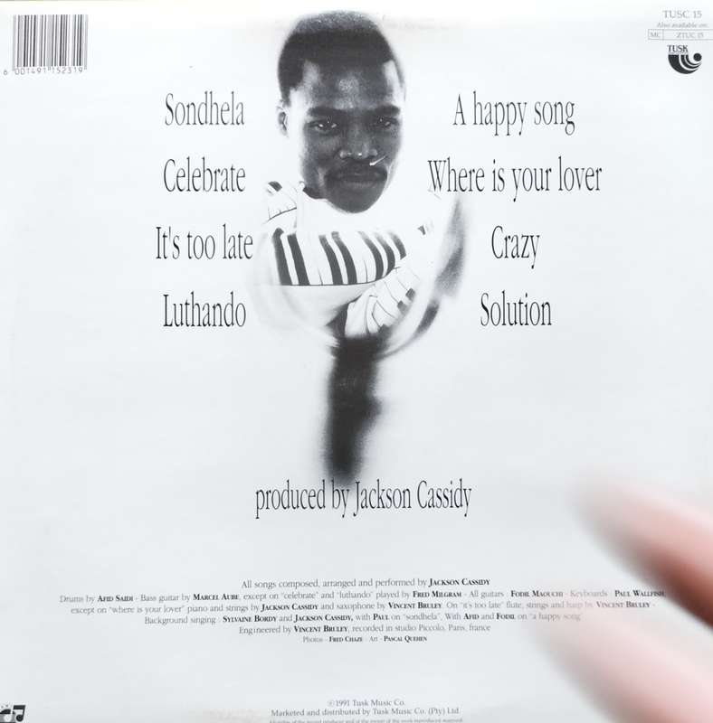 Vintage LP / Vinyl / Record - Jackson Cassidy