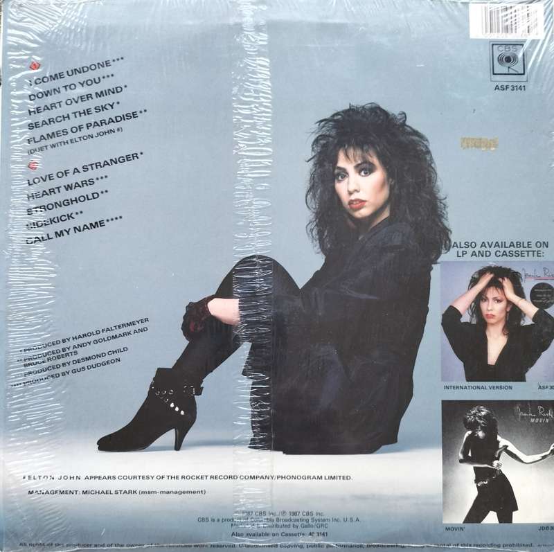 Vintage LP / Vinyl / Record - Jennifer Rush - Heart over mind