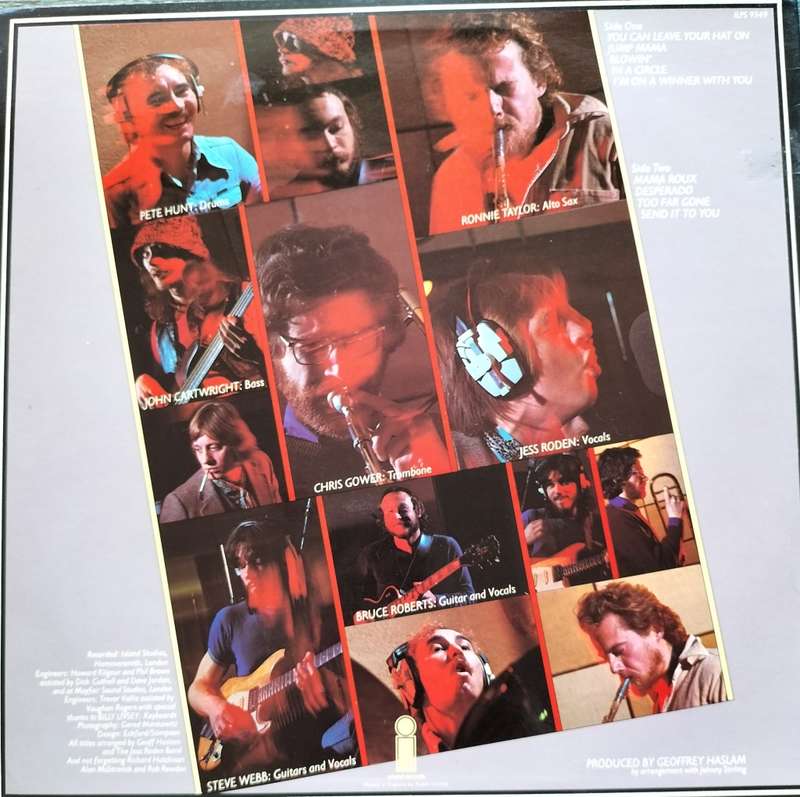 Vintage LP / Vinyl / Record - The Jess Roden Band - Keep your hat on