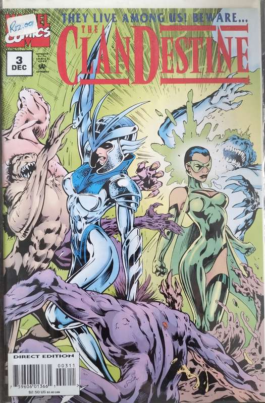 Vintage Marvel Comic - Clandestine