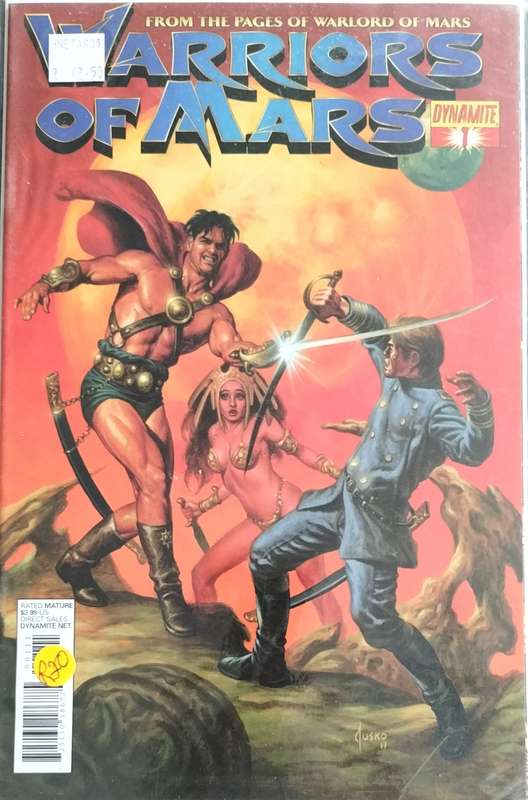 Vintage Dynamite Comic - Warriors of Mars #1