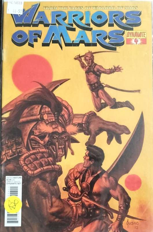 Vintage Dynamite Comic - Warriors of Mars #4