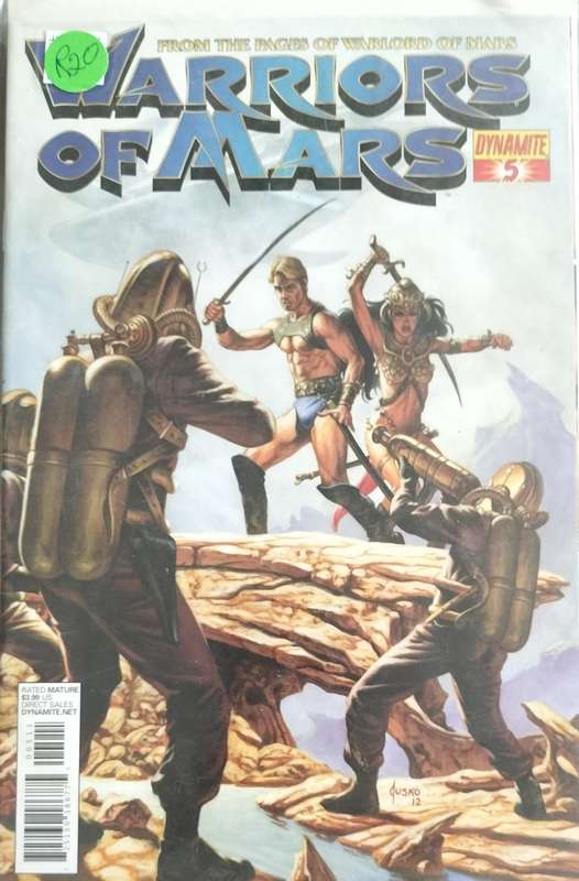 Vintage Dynamite Comic - Warriors of Mars #5