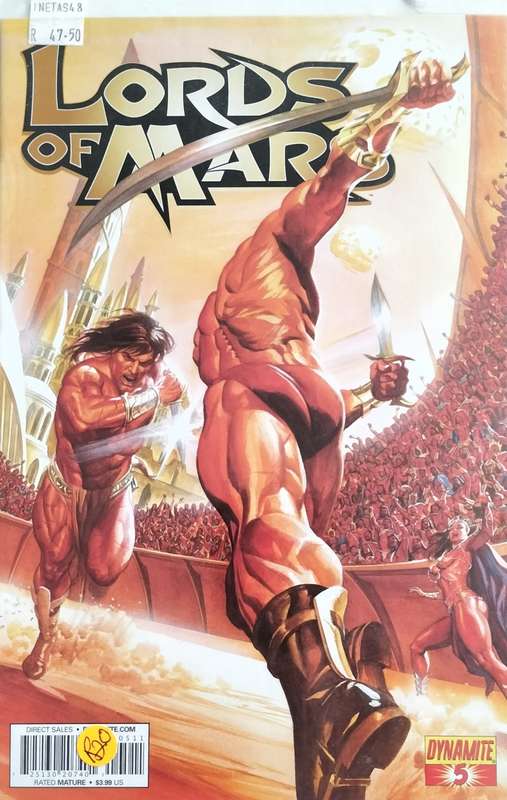Vintage Dynamite Comic - Lords of Mars #5