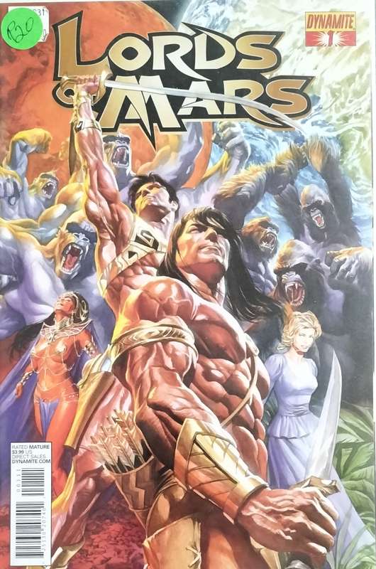 Vintage Dynamite Comic - Lords of Mars #1