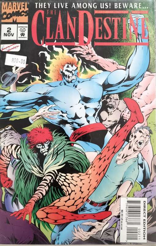 Vintage Marvel Comic - Clandestine
