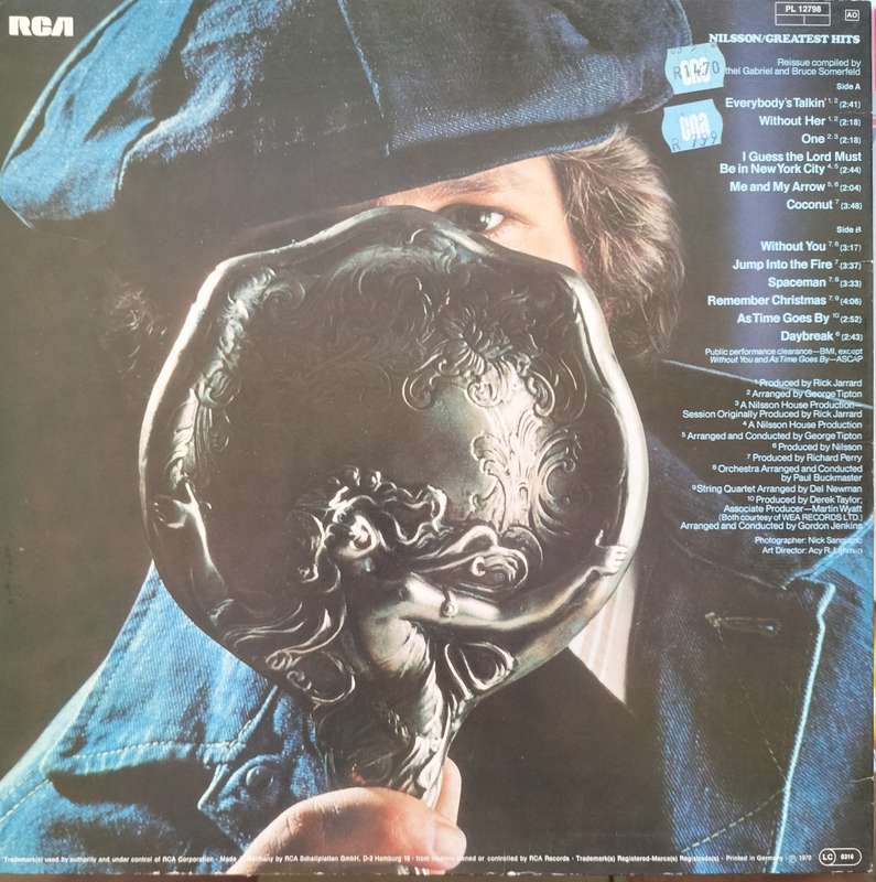 Vintage Vinyl / LP / Record - Nilsson - Greatest hits