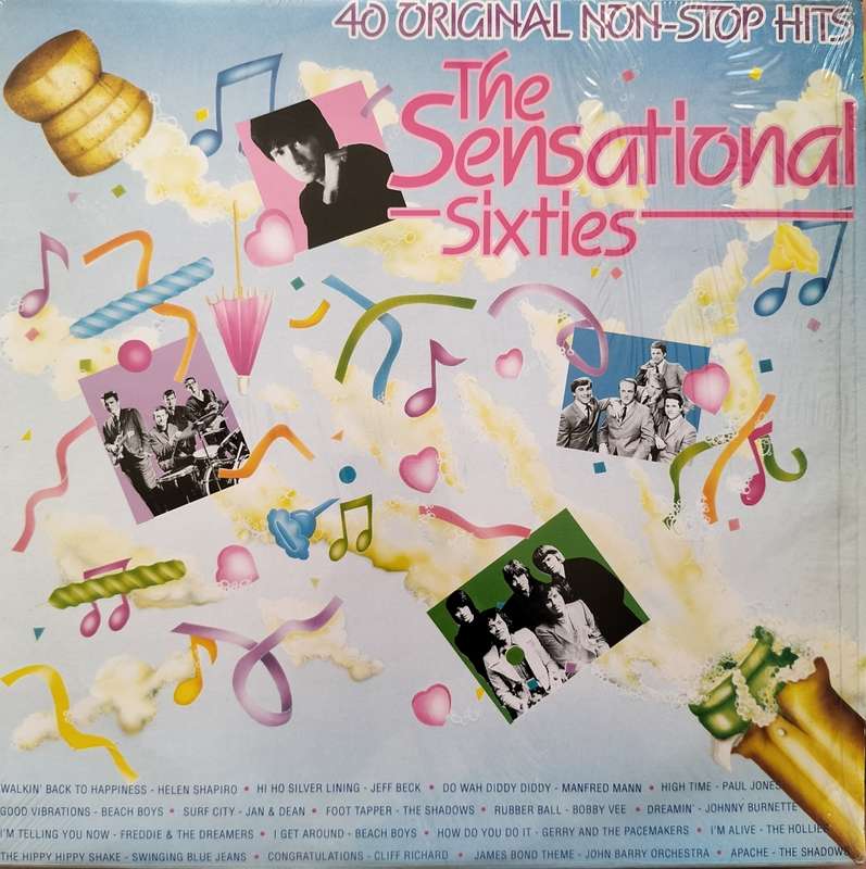 Vintage Vinyl / LP / Record - The sensational sixties - 40 original non-stop hits