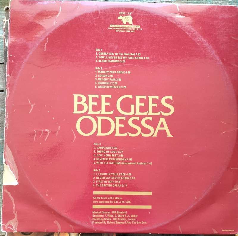 Vintage Vinyl / LP / Record - 2LP - Bee Gees - Odessa
