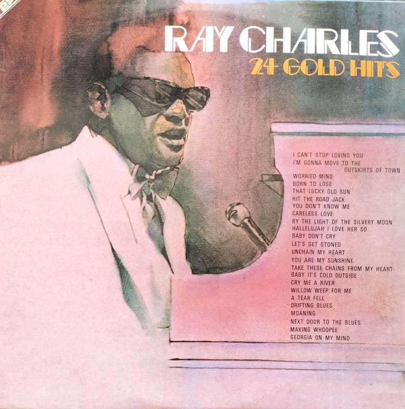 Vintage Vinyl / LP / Record - 2LP - Ray Charles - 24 Golden Hits
