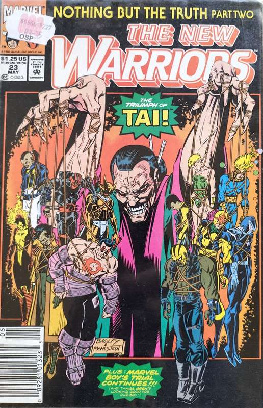 Vintage Marvel Comic - The new Warriors