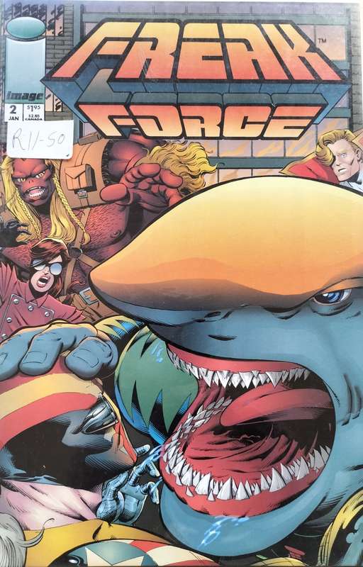 Vintage Image Comic - Freak Force