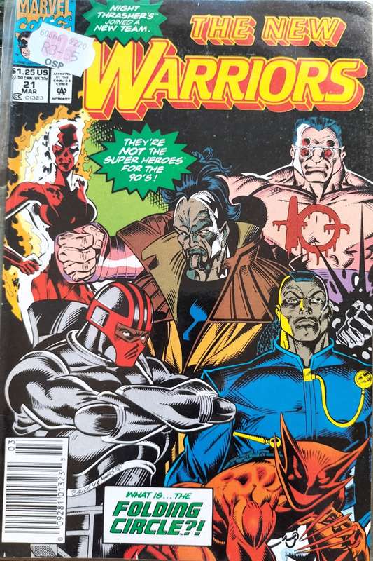 Vintage Marvel Comic - The new Warriors
