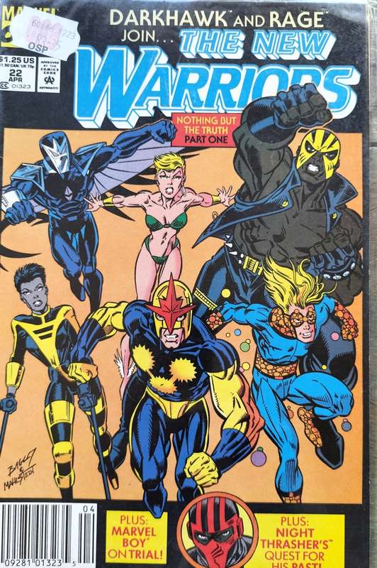 Vintage Marvel Comic - The new Warriors