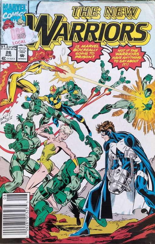 Vintage Marvel Comic - The new Warriors