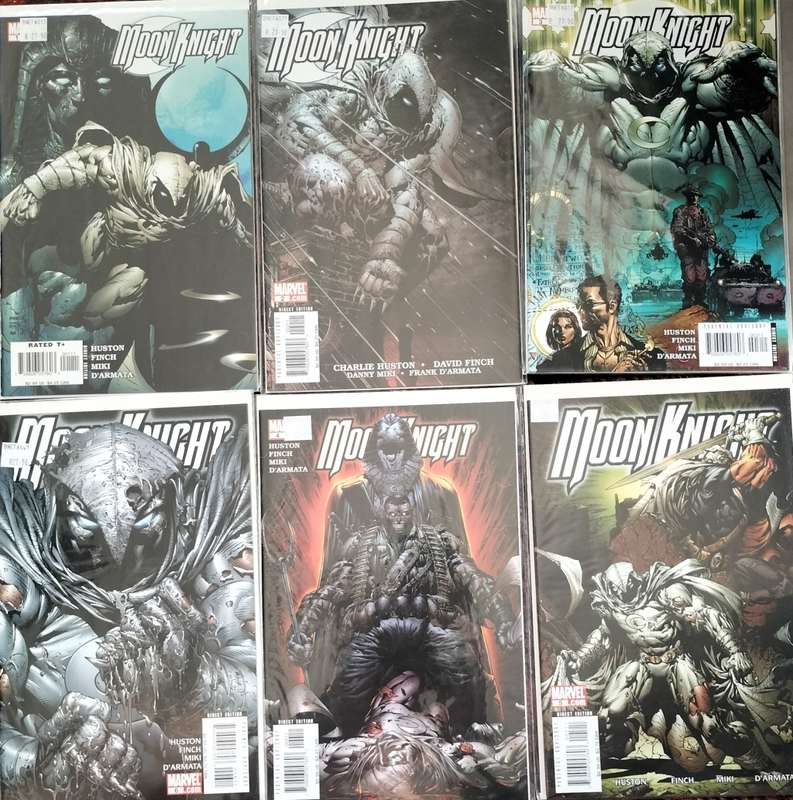 Vintage Marvel Comic - Moon Knight(#1 - #6)