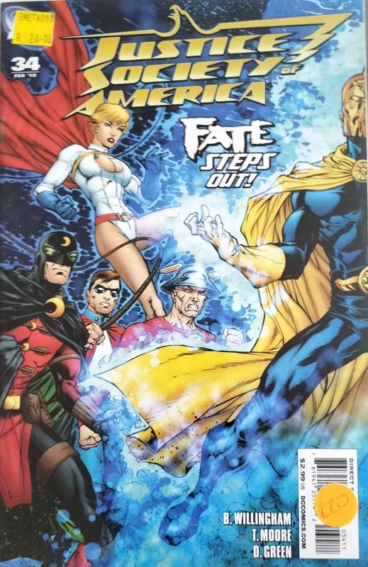 Vintage DC Comic - Justice Society America #34