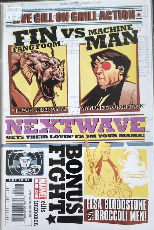 Vintage Marvel Comic - Next Wave #2