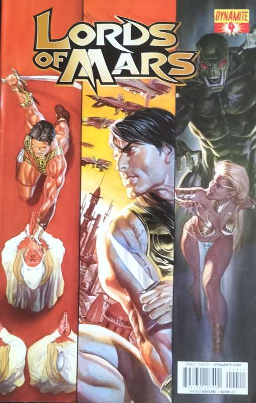 Vintage Dynamite comic - Lords of Mars #4