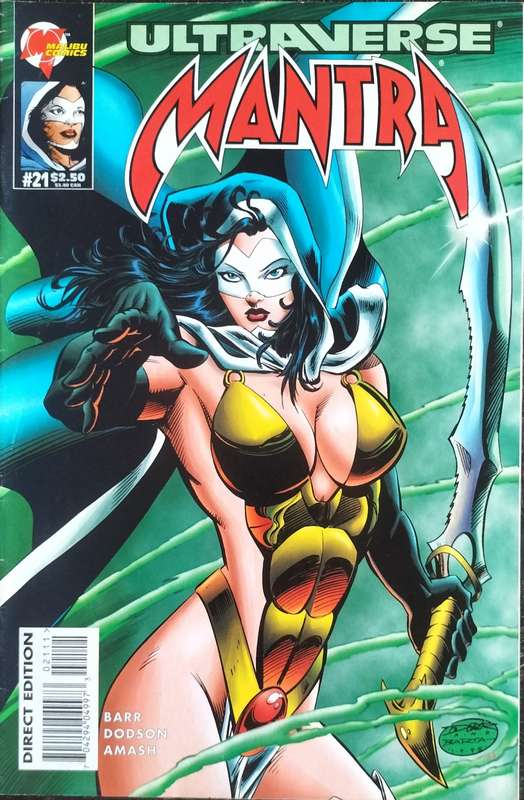 Vintage Malibu comic - Mantra Ultraverse #21