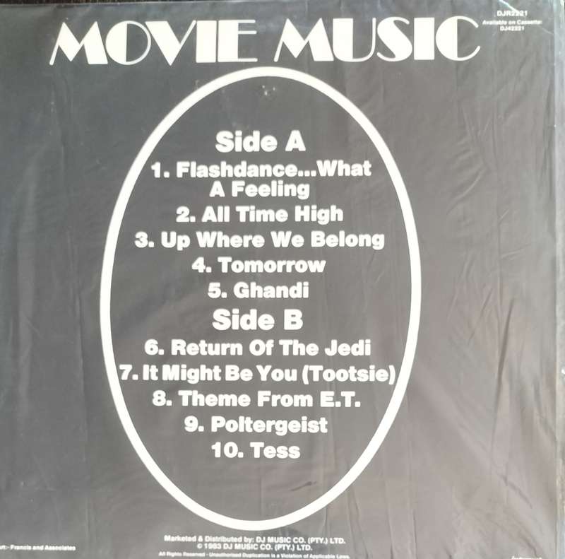 Vintage LP / Vinyl / Record - Movie Music