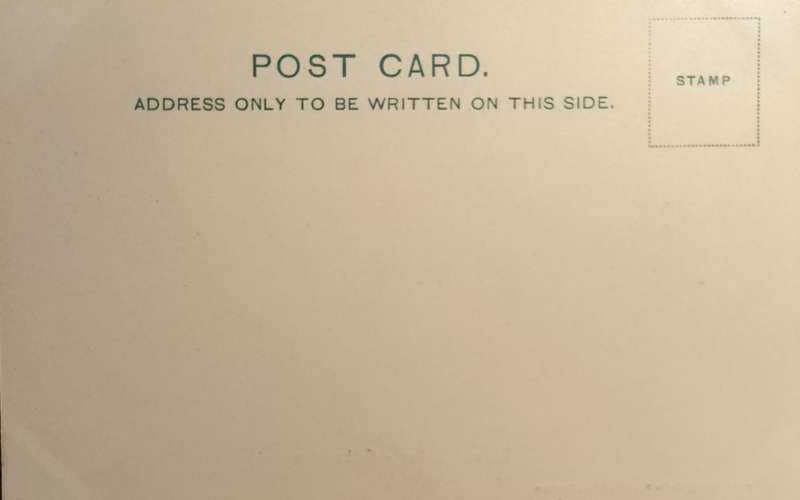 Vintage Post Card - South Africa - Grahamstown Railway station