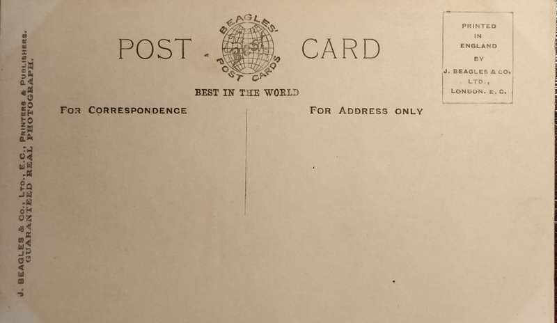Vintage Post Card - British - London Policeman