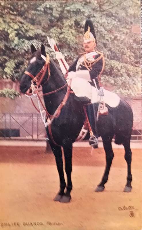Vintage Post Card - British - 2nd Life Guards