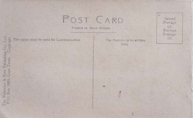 Vintage post card - Port Elizabeth and Humewood  (unused)