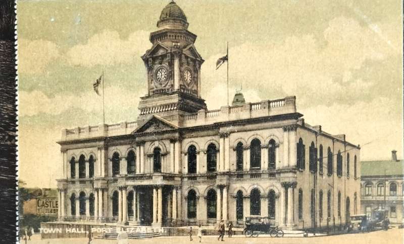 Vintage picture post card - South Africa - Port Elizabeth (unused - from booklet))