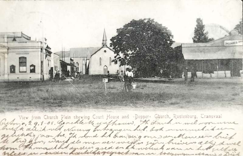Vintage post card - South Africa - Rustenburg. Used - 1905