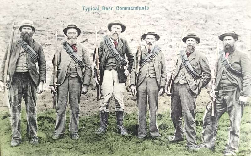 Vintage postcard: Anglo-Boer War (Boer Commandants)