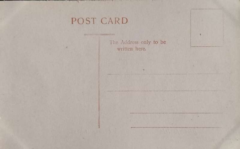 Vintage post card - South Africa - Bloemfontein railway station