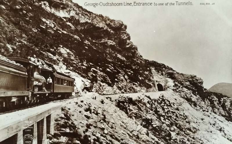 Vintage post card - South Africa - George/Oudtshoorn line