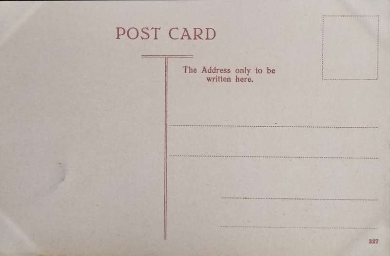 Vintage post card - South Africa - Railway bridge over Zambesi