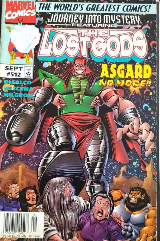 Vintage Marvel Comic - Journey into mystery