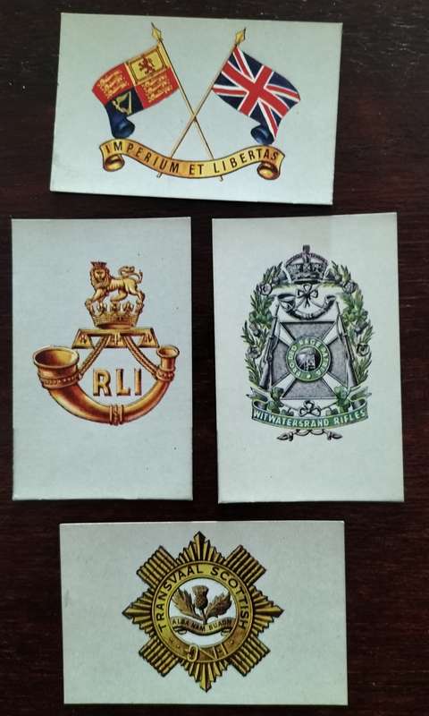 South African Defence - Incomplete set of Cigarette Cards (x44)