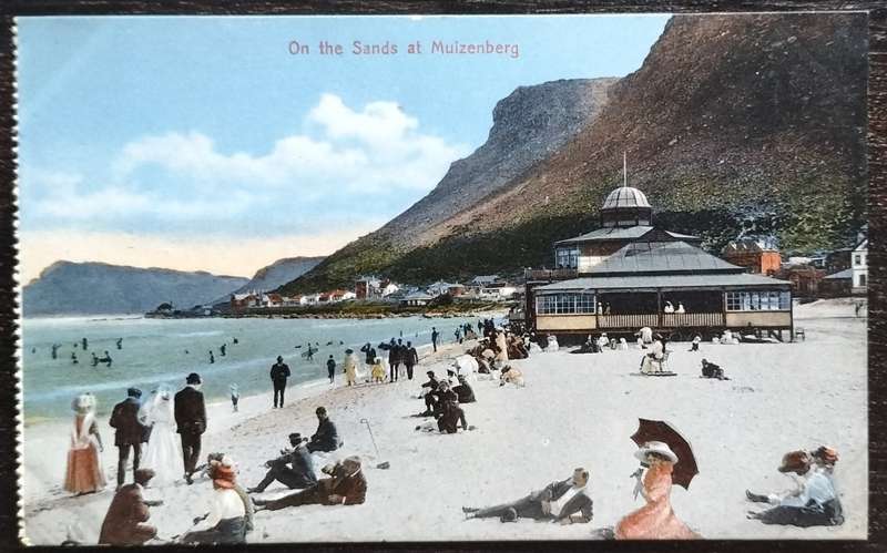 Vintage post card - South Africa - Muizenberg