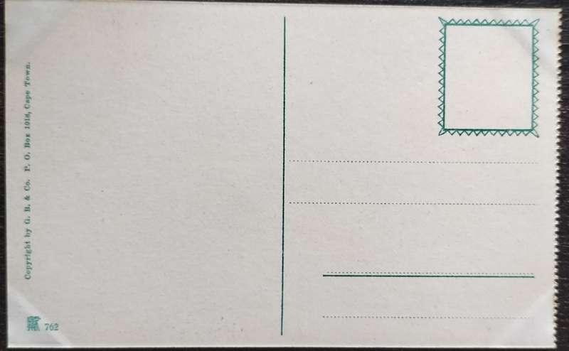 Vintage post card - South Africa - Three Anchor Bay - Cape Town