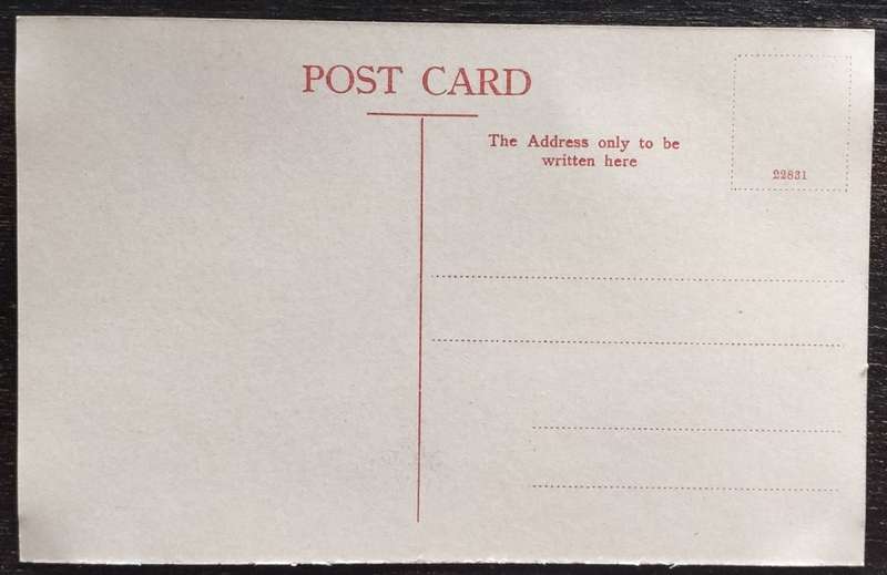 Vintage post card - South Africa - Johannesburg fire station