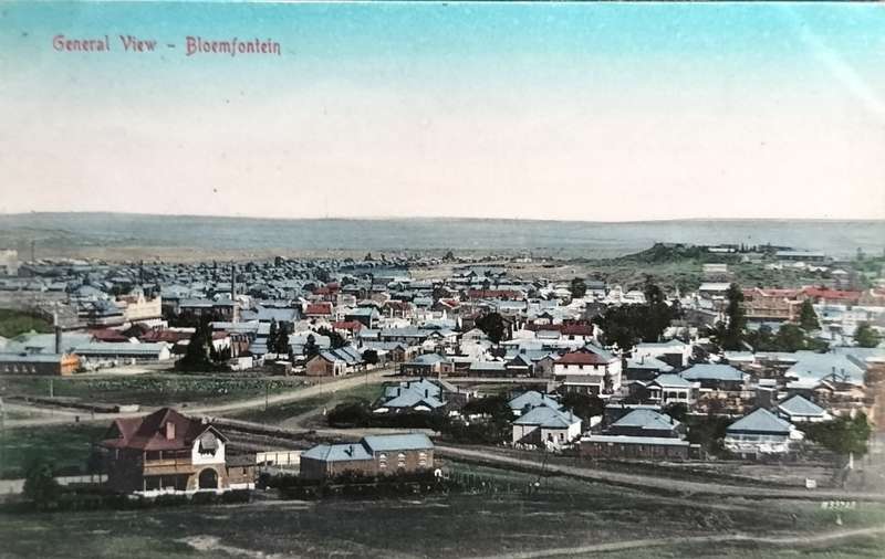 Vintage post card - South Africa - Bloemfontein