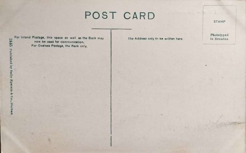 Vintage post card - South Africa - Bloemfontein